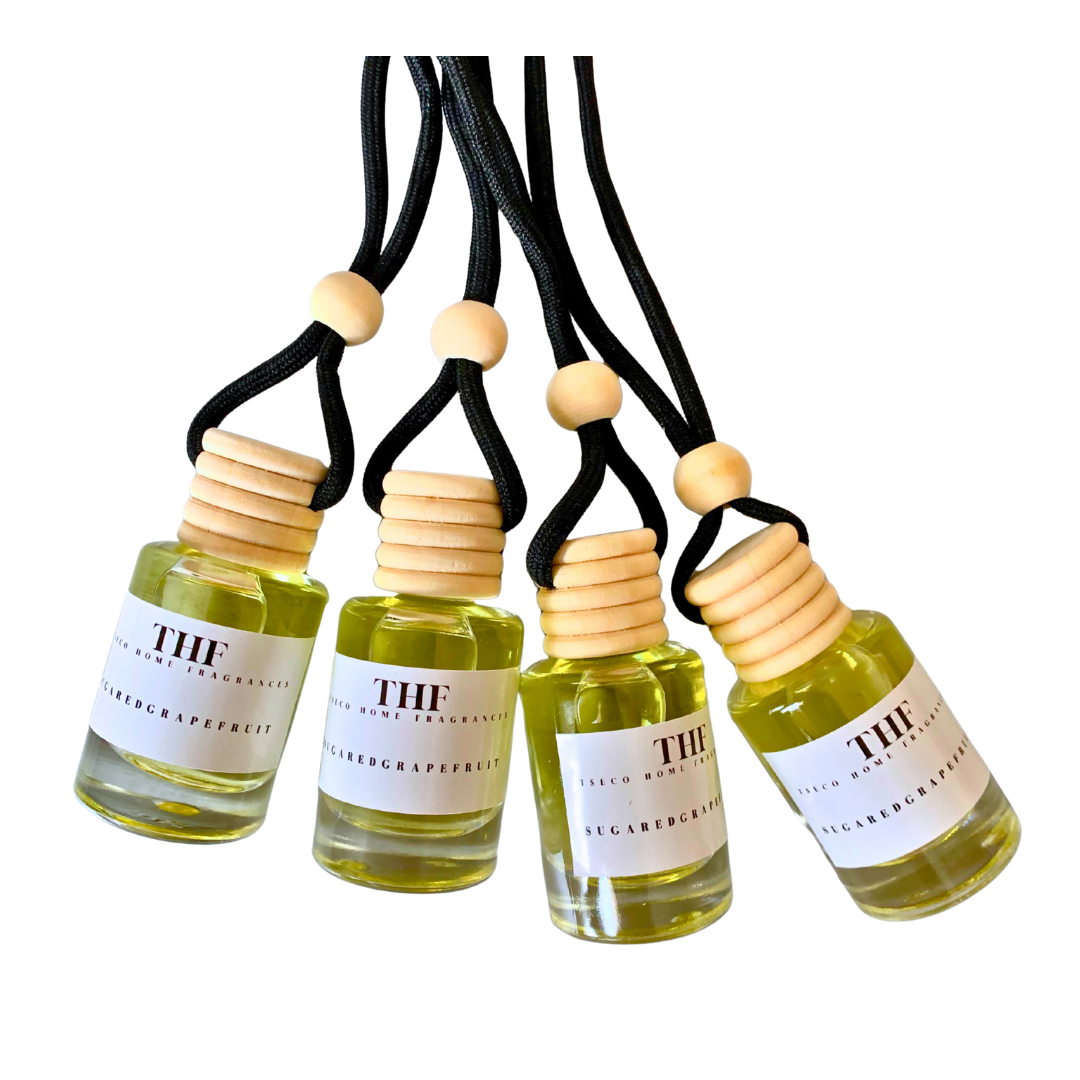 Sugared Grapefruit Car Diffuser (Set of 4)