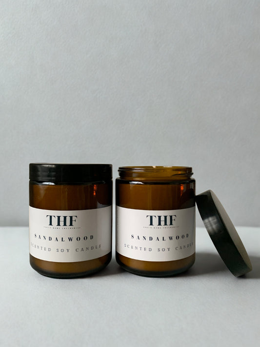 Sandalwood candle